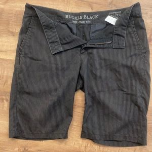Buckle Black West Coast Slim Shorts